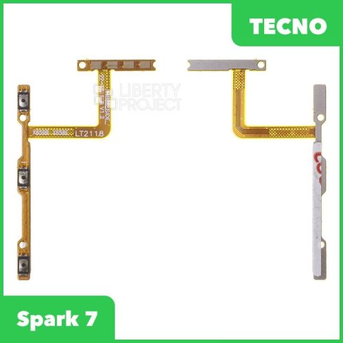 Шлейф кнопки включения для Tecno Spark 7