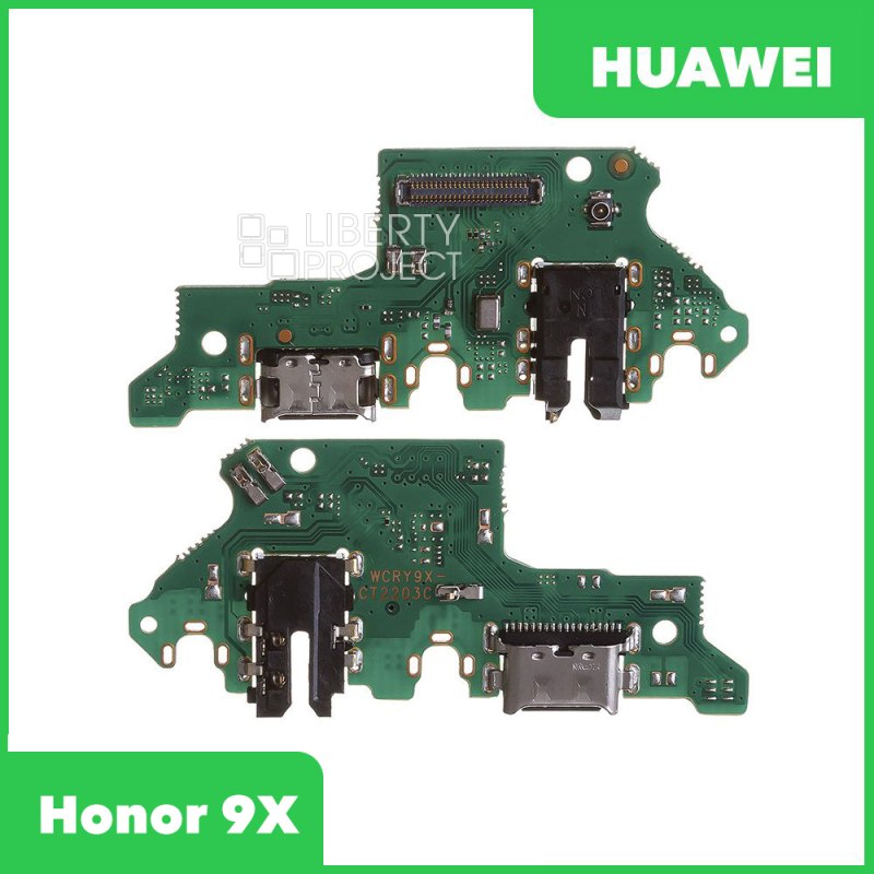 Шлейф/FLC Huawei P Smart Z/Honor 9X/9X Premium (STK-LX1/STK-L21) на системный разъём/разъём гарнитуры/микрофон
