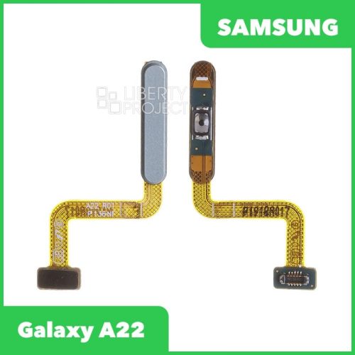Шлейф Samsung Galaxy A22 SM-A225 сканер отпечатка пальцев (зеленый)