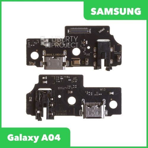 Шлейф для Samsung Galaxy A04 SM-A045 на системный разъём/разъём гарнитуры/микрофон