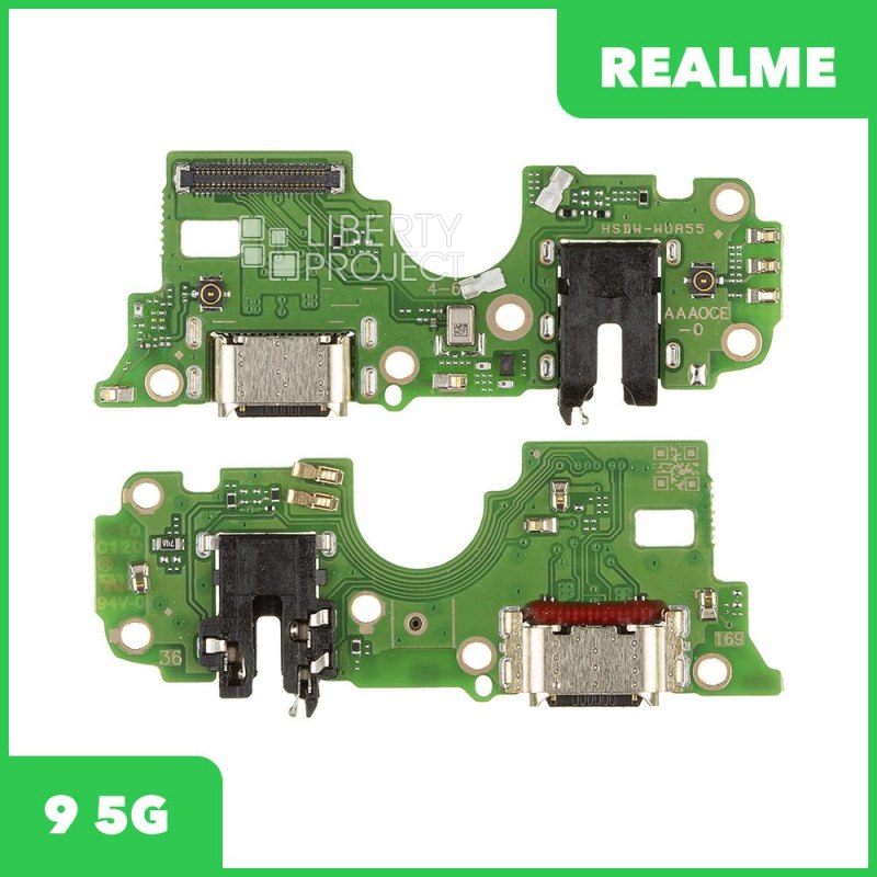 Шлейф зарядки для Realme 9 5G (RMX3474)