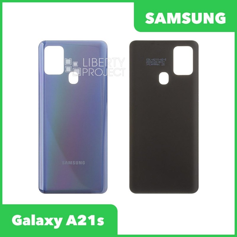 Задняя крышка для Samsung Galaxy A21s (Синий)
