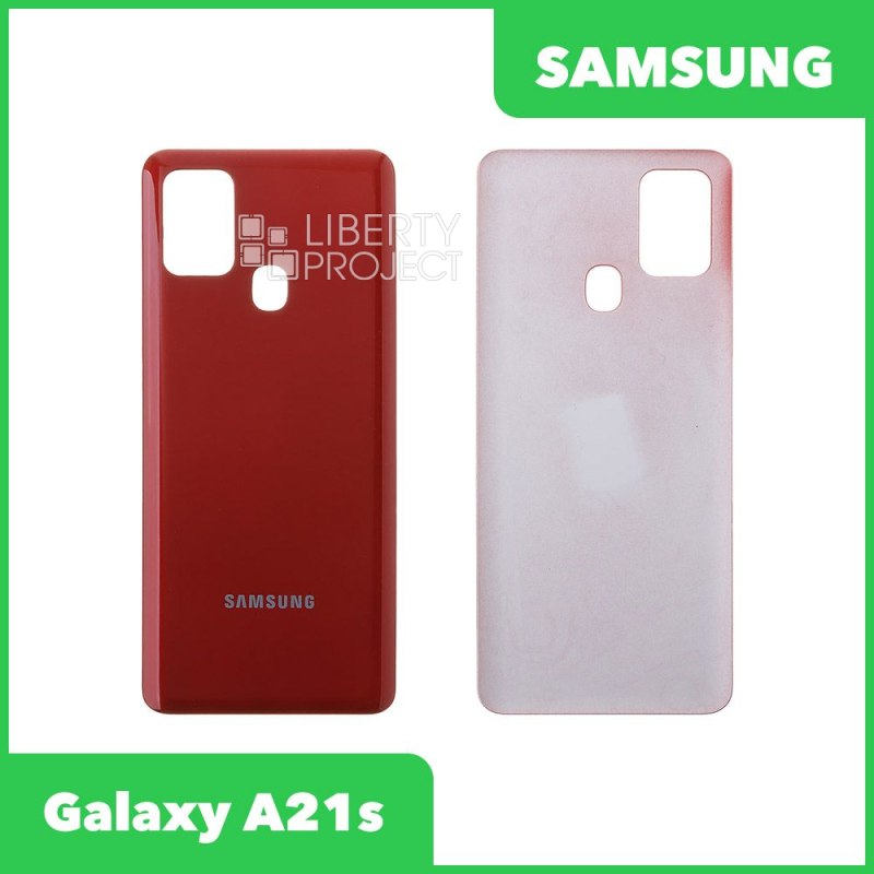 Задняя крышка для Samsung Galaxy A21s (Красный)