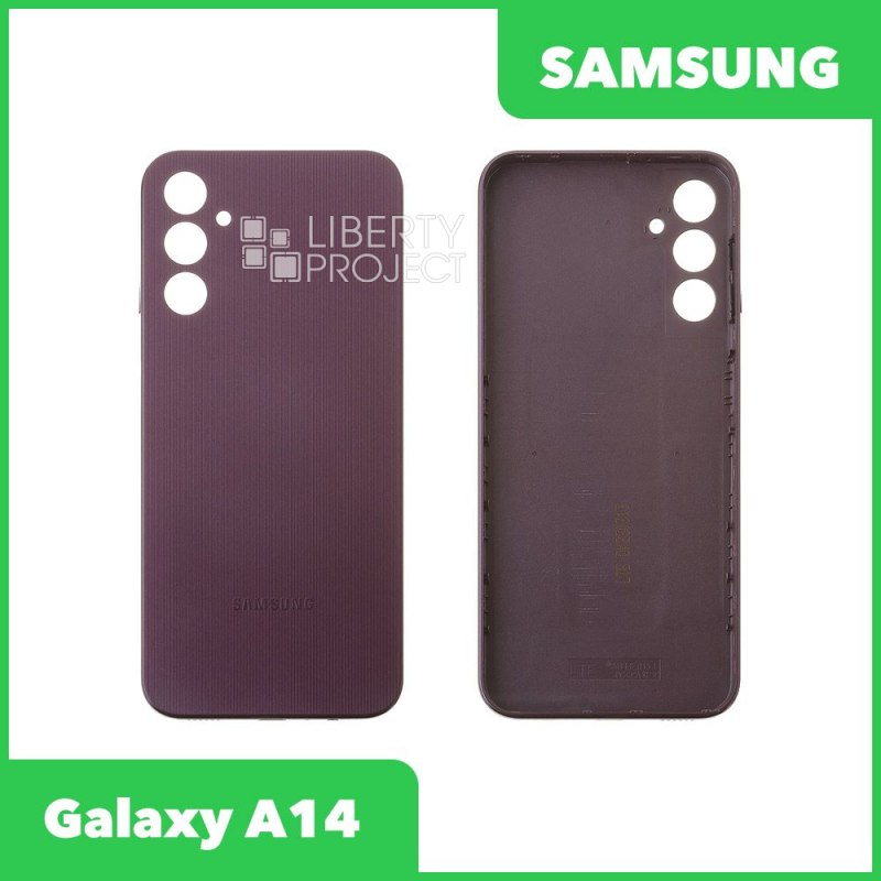 Задняя крышка для Samsung Galaxy A14 (Красный)