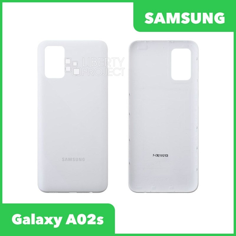 Задняя крышка для Samsung Galaxy A02s (Белый)