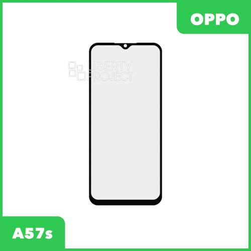 Стекло + OCA пленка для переклейки Oppo A17/A17k/A57s/A57/Realme C35 (черный) [oppo a57s]