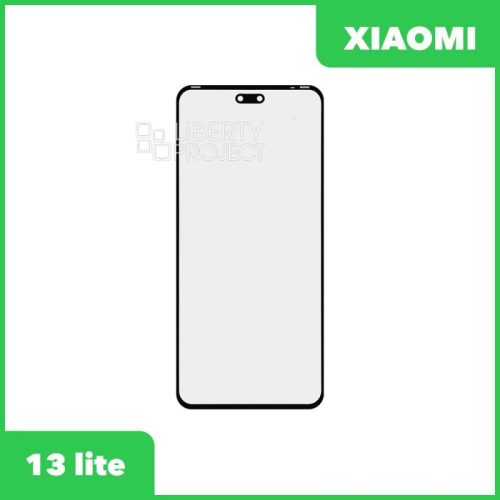 Стекло + OCA пленка для переклейки Xiaomi 13 lite (черный)