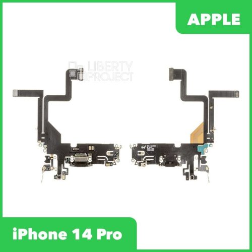 Шлейф зарядки для iPhone 14 Pro (чёрный)
