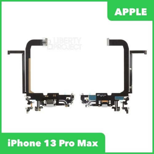 Шлейф зарядки для iPhone 13 Pro Max (белый)