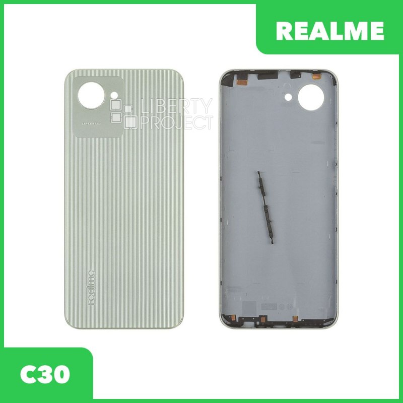Задняя крышка для Realme C30 (зеленый)