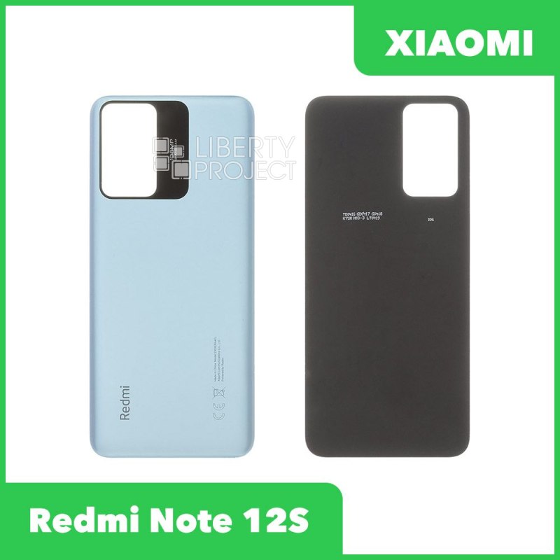 Задняя крышка для Xiaomi Redmi Note 12S (Голубой)