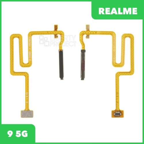 Шлейф кнопки включения для Realme 9 5G (RMX3474) сканер отпечатка пальцев