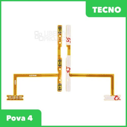 Шлейф кнопки включения для Tecno Pova 4 (LG7H)