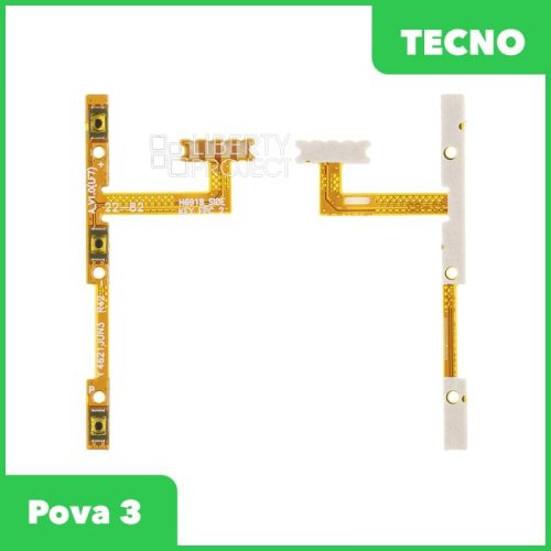 Шлейф кнопки включения для Tecno Pova 3 (LF7N)