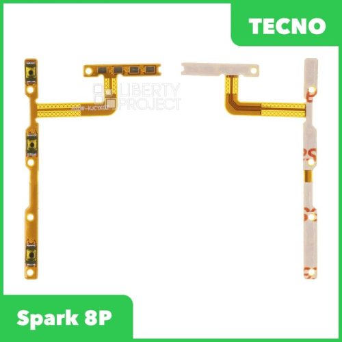 Шлейф кнопки включения для Tecno Spark 8P (KG7N)
