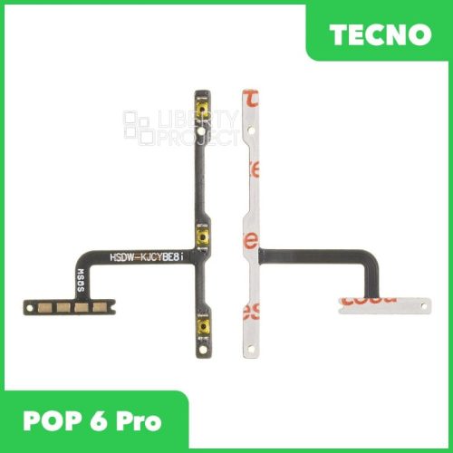 Шлейф кнопки включения для Tecno POP 6 Pro (BE8)
