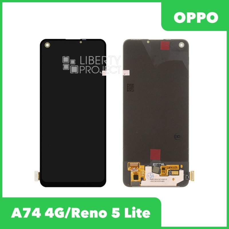 Дисплей для Oppo A74 4G CPH2219 — без рамки, чёрный