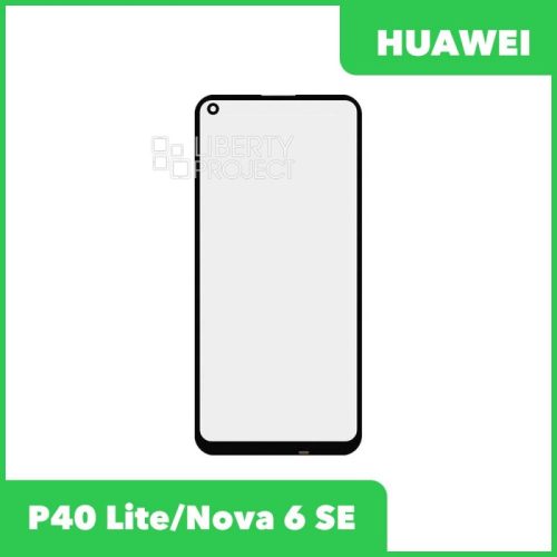 G+OCA PRO стекло для переклейки Huawei P40 Lite (JNY-LX1) / Nova 6 SE (JNY-TL10) (черный)