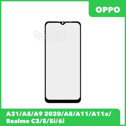 G+OCA PRO стекло для переклейки Oppo A31/A5,A9 2020/A8/A11/A11x/Realme C3/5/5i/6i (черный)