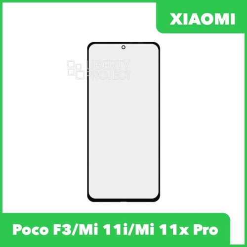 G+OCA PRO стекло для переклейки Xiaomi Poco F3 / Mi 11i / Mi 11x Pro (черный)