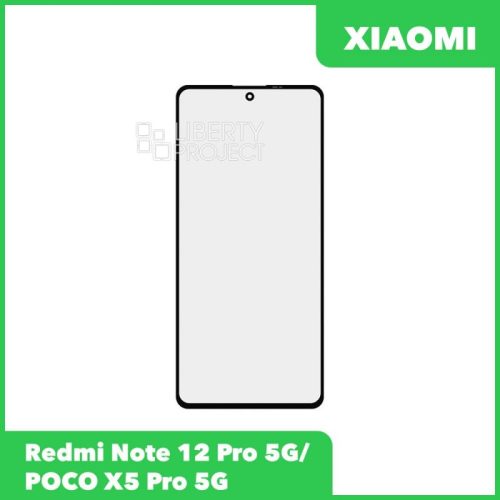 G+OCA PRO стекло для переклейки Xiaomi Redmi Note 12 Pro 5G / POCO X5 Pro 5G (черный)