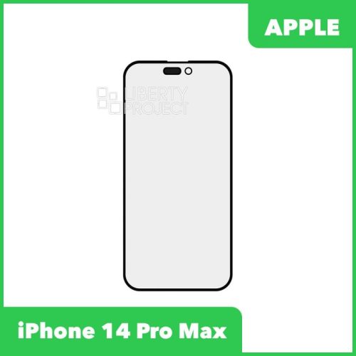 G+OCA PRO стекло для IPhone 14 Pro Max олеофобное покрытие (черный)