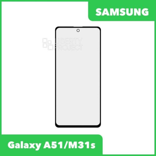 G+OCA PRO стекло для переклейки Samsung (A515F/M317F) Galaxy A51 / M31s (черный) [samsung sm m317f galaxy m31s]