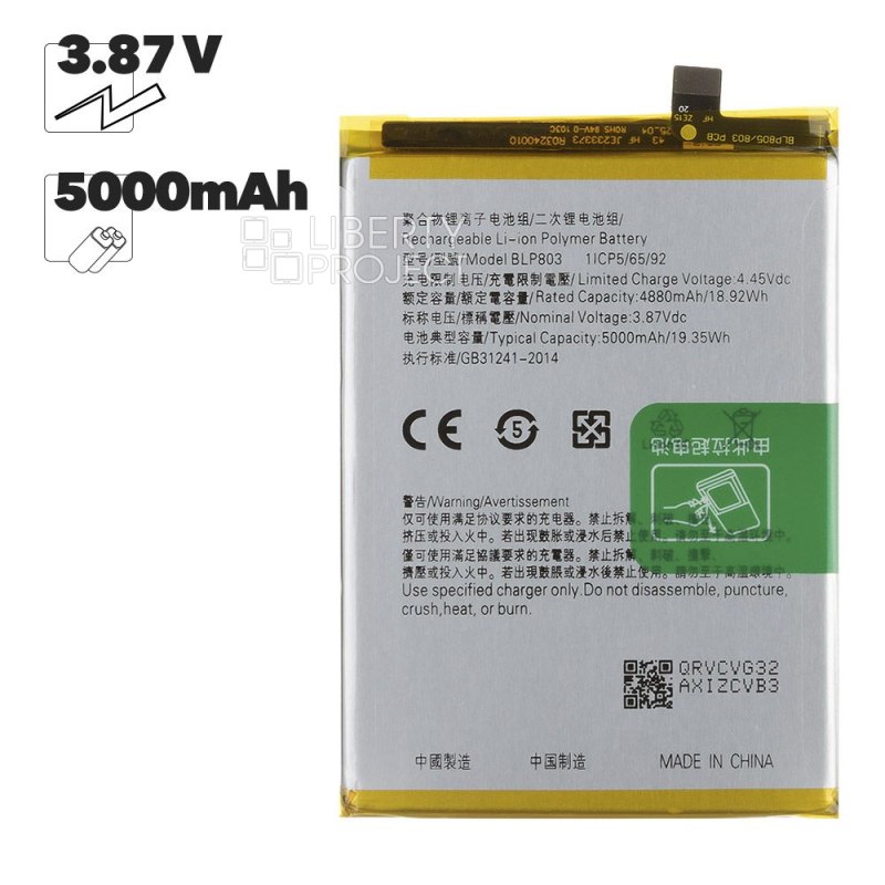 Аккумулятор (АКБ) для Realme 8 5G/9 5G