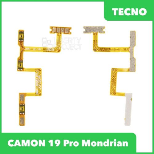 Шлейф кнопки включения для Tecno CAMON 19 Pro Mondrian