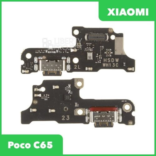 _Шлейф/FLC Xiaomi Redmi 13C / POCO C65 на системный разъём/микрофон