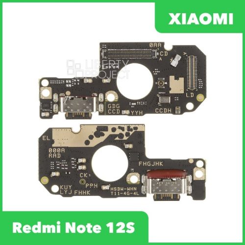 _Шлейф/FLC Xiaomi Redmi Note 11/12S/Poco M4 Pro 4G на системный разъём/микрофон