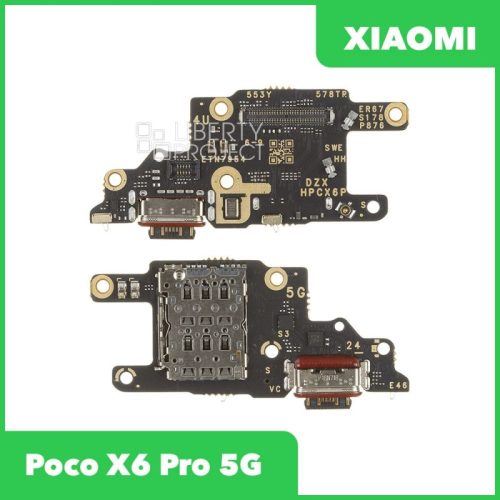 Шлейф зарядки для Xiaomi Poco X6 Pro 5G (2311DRK48G)