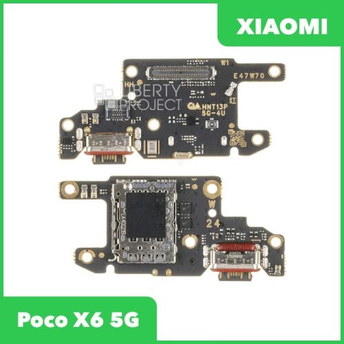 Шлейф зарядки для Xiaomi Poco X6 5G (23122PCD1G)
