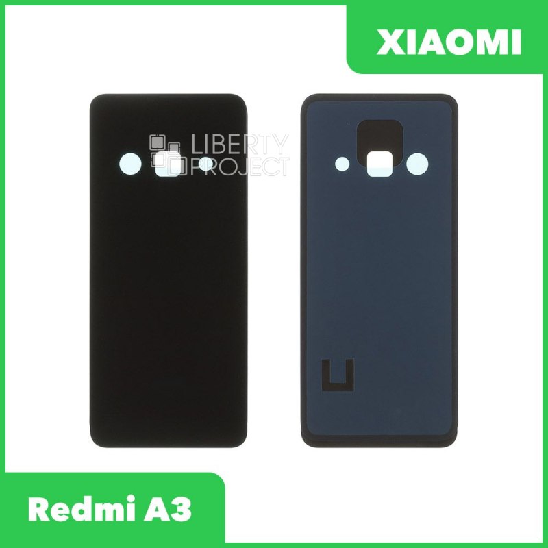 Задняя крышка для Xiaomi Redmi A3 (Черный)