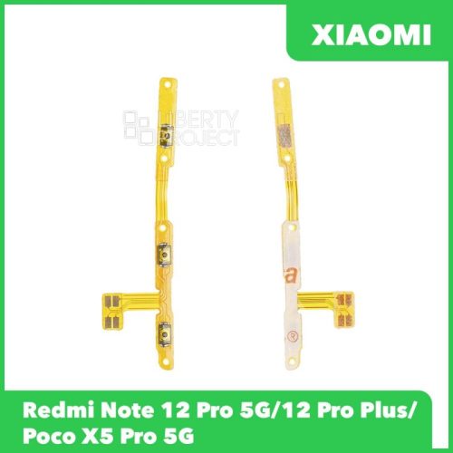 Шлейф кнопки включения для Xiaomi Redmi Note 12 Pro 5G/12 Pro+/Poco X5 Pro 5G