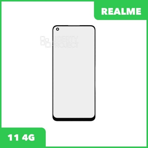G+OCA PRO стекло для переклейки Realme 11 4G (RMX3636) (черный)