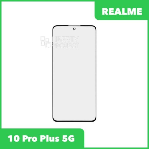 G+OCA PRO стекло для переклейки Realme 10 Pro + 5G (RMX3686) (черный)