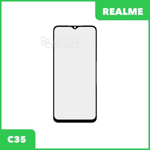 G+OCA PRO стекло для переклейки Oppo A17/A17k/A57s/A57/Realme C35 (черный) [realme c35 rmx3511]