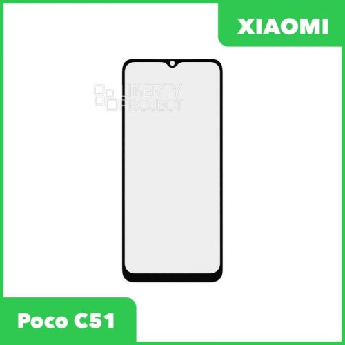 G+OCA PRO стекло для переклейки Xiaomi Poco C51 (черный)