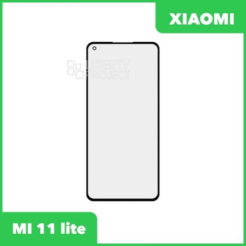 G+OCA PRO стекло для переклейки Xiaomi MI 11 lite (черный)