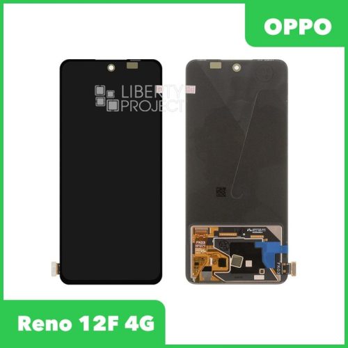 Дисплей для Realme 12 4G/Realme 13+ 5G/Oppo Reno 12F 4G с тач в сборе с тачскрином (Бюджет)