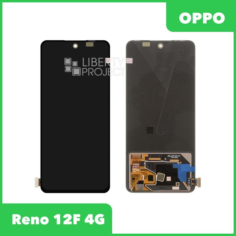 Дисплей для Realme 12 4G/Realme 13+ 5G/Oppo Reno 12F 4G — оригинал, без рамки, чёрный