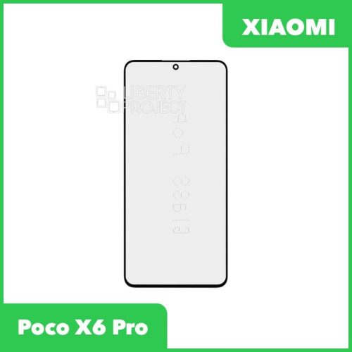 G+OCA PRO стекло для переклейки Xiaomi Poco X6 Pro (черный)