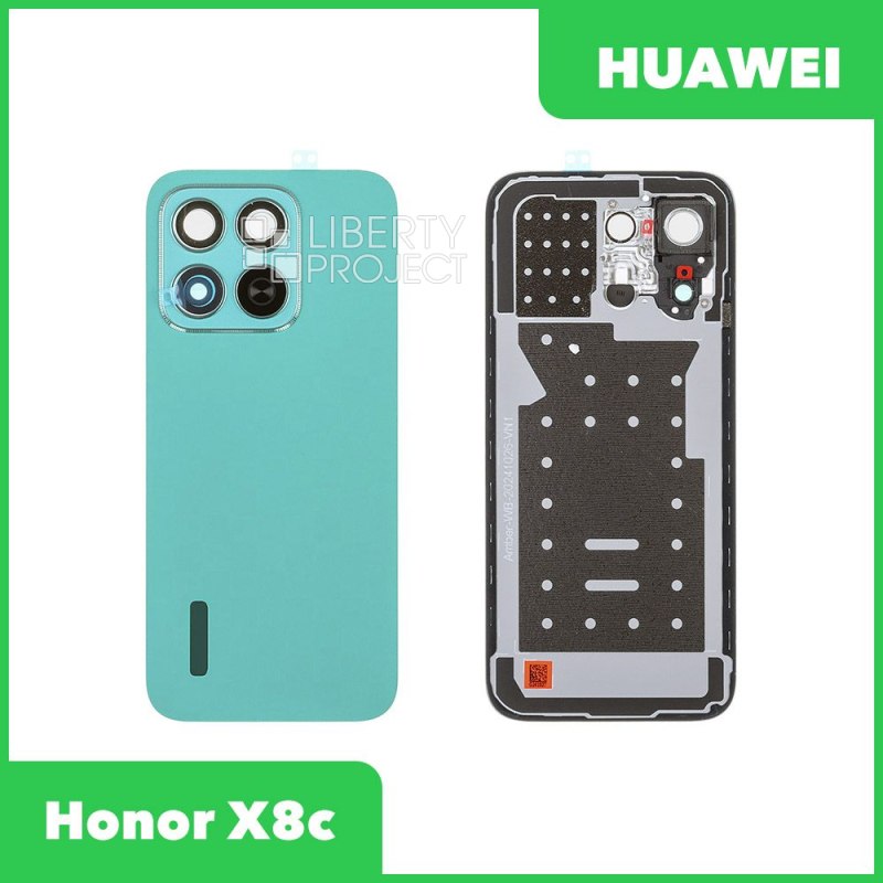 Задняя крышка для Huawei Honor X8c с рамкой камеры (зеленый)