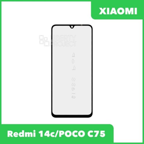 G+OCA PRO стекло для переклейки Xiaomi Redmi 14c / POCO C75 (черный)