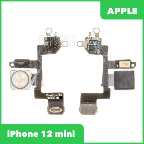 Шлейф iPhone 12 mini микрофон/вспышка