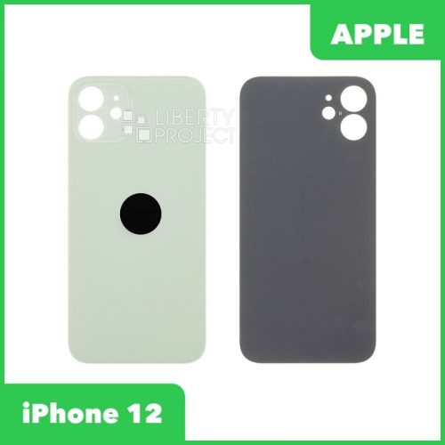 Задняя крышка для iPhone 12 (Зеленый, монолит)