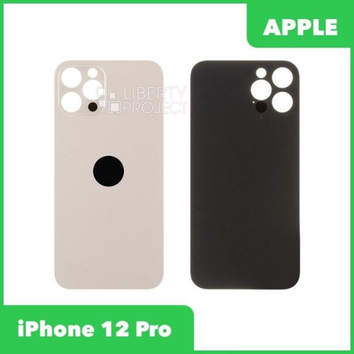 Задняя крышка для iPhone 12 Pro (Золотой, монолит)
