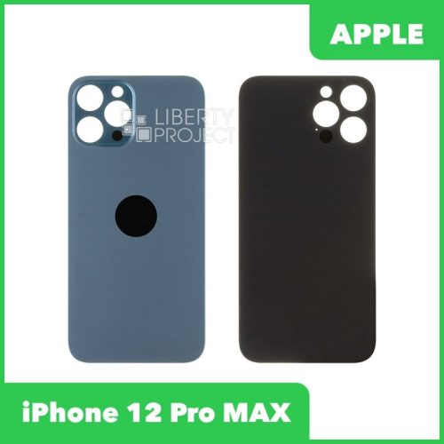 Задняя крышка для iPhone 12 Pro Max (Голубой, монолит)