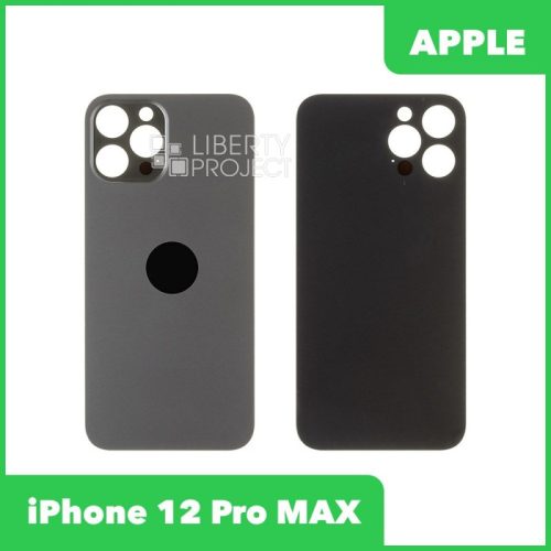 Задняя крышка для iPhone 12 Pro Max (Графит, монолит)